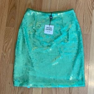 NWT Opening Ceremony Y2K Paillette Sequin Skirt 2